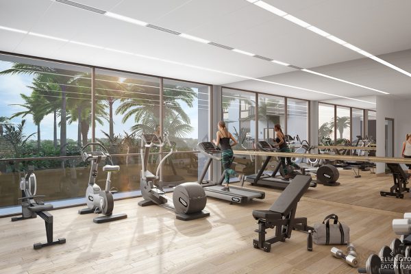 Ellington_Eaton Place_Interior Visual_Fitness Studio