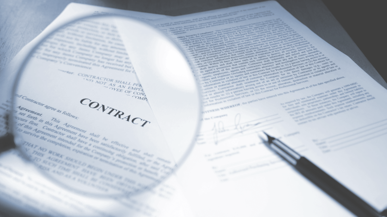 Overlooking the Fine Print in the Contract