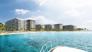 Aerial view of Dubai Islands, a premier waterfront investment destination featuring over 20 kilometers of beaches, luxury resorts, and high-ROI residential communities